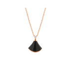 [Clover Jewelry]DREAM NECKLACE ONYX 1 DIAMOND