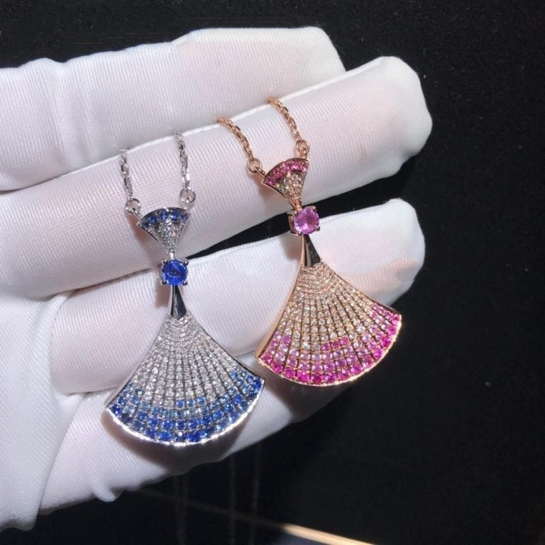 [Clover Jewelry]DREAM NECKLACK DIAMOND PINK GOLD