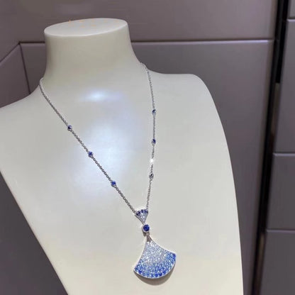[Clover Jewelery]DREAM NECKLACE AGATE SILVER DIAMOND