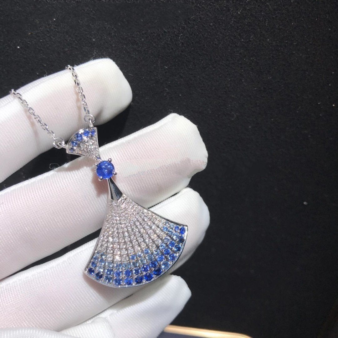 [Clover Jewelry]DREAM NECKLACE AGATE SILVER DIAMOND