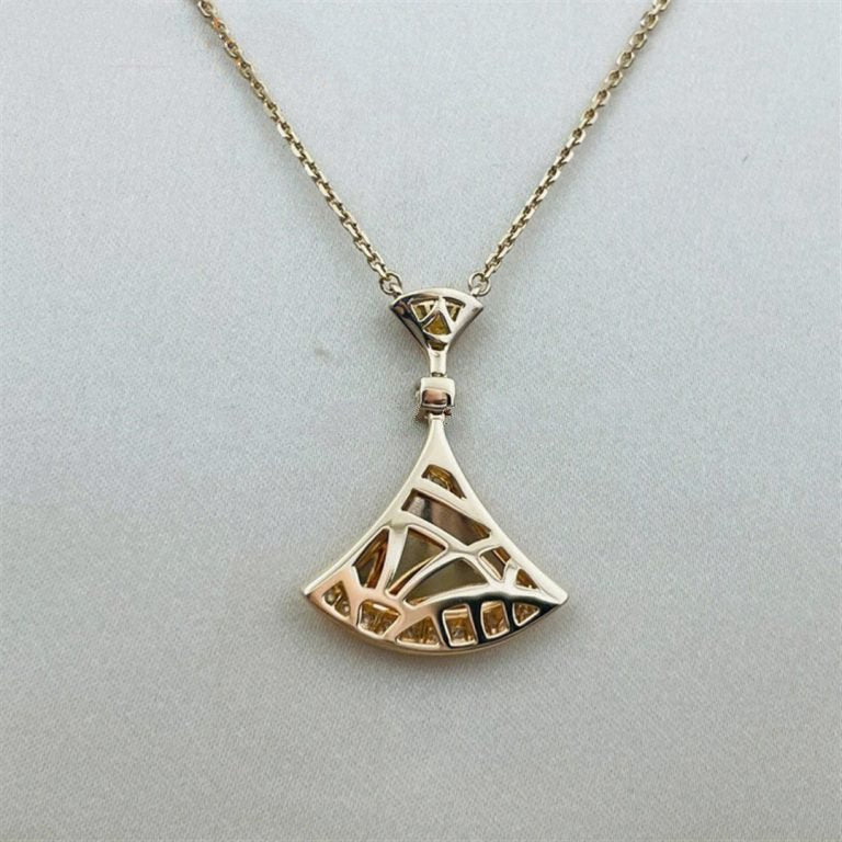 [Clover Jewelery]DREAM NECKLACE PINK GOLD DIAMOND