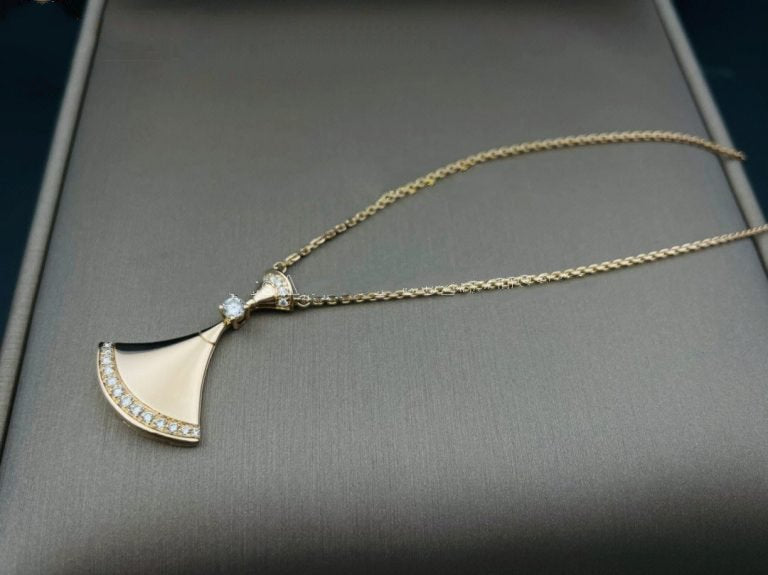 [Clover Jewelery]DREAM NECKLACE PINK GOLD DIAMOND