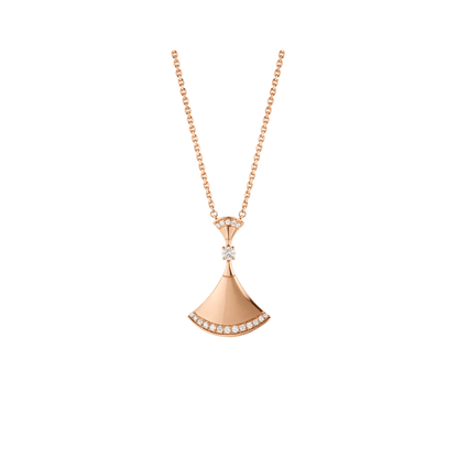[Clover Jewelery]DREAM NECKLACE PINK GOLD DIAMOND