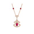 [Clover Jewelry]DREAM HALSKETTE KARNEOL DIAMANT ROSÉGOLD