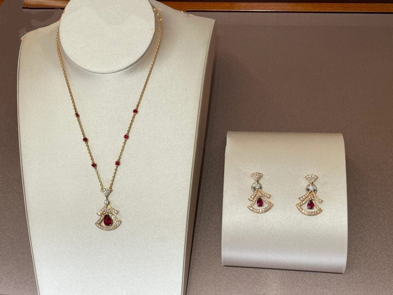 [Clover Jewelry]DREAM HALSKETTE KARNEOL DIAMANT ROSÉGOLD