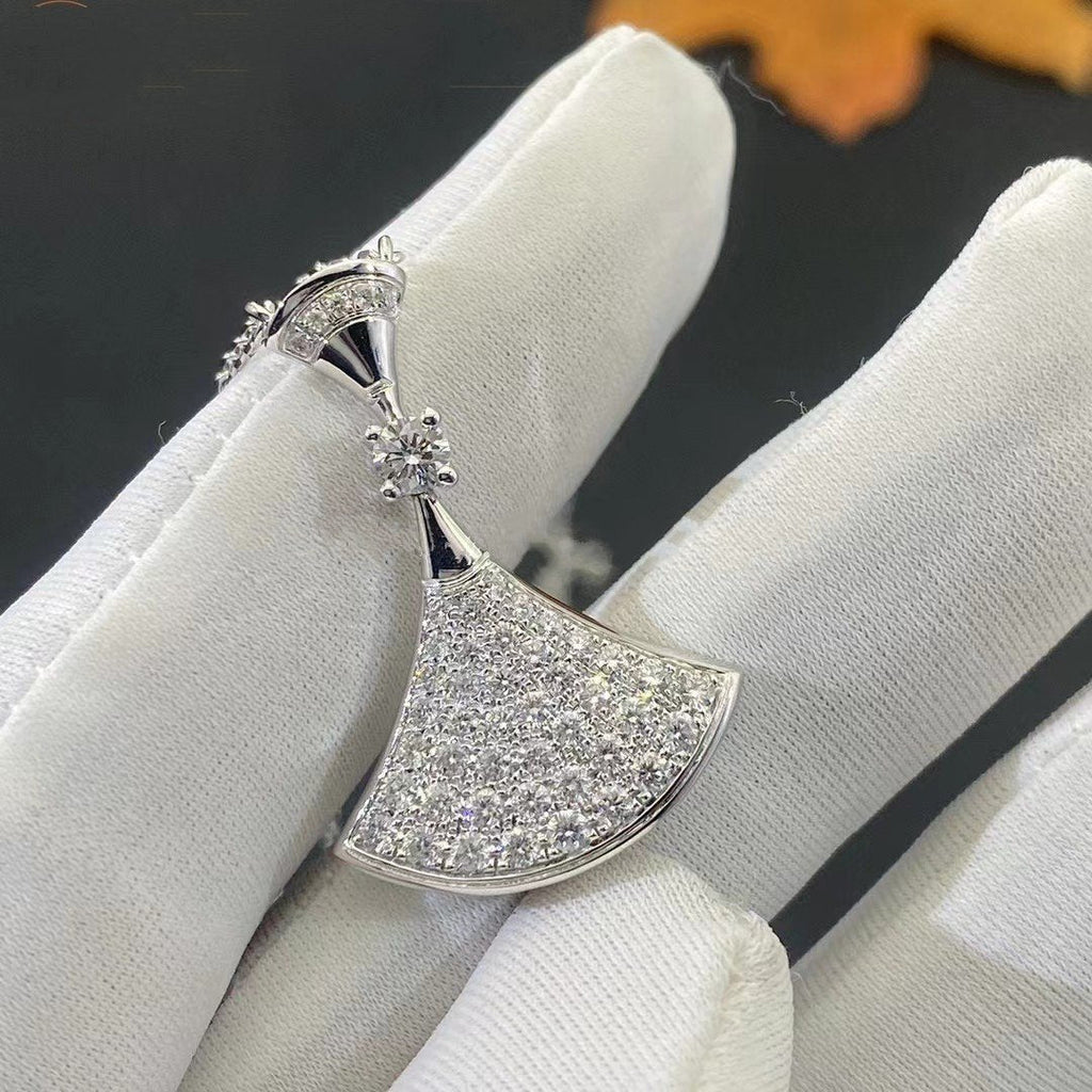 [Clover Jewelry]DREAM NECKLACE SILVER FULL DIAMOND