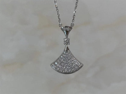 [Clover Jewelery]DREAM NECKLACE SILVER FULL DIAMOND
