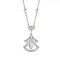 [Clover Jewelry]DREAM NECKLACE WHITE DIAMOND SILVER