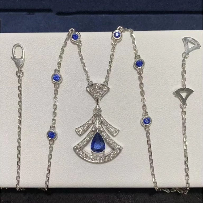 [Clover Jewelry]DREAM NECKLACE AGATE DIAMOND SILVER