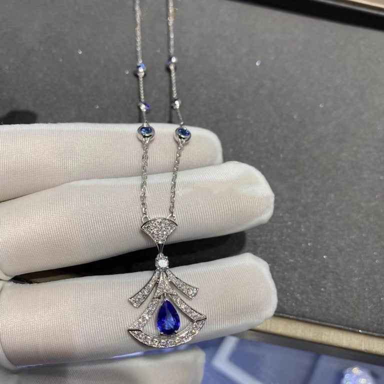[Clover Jewelry]DREAM NECKLACE AGATE DIAMOND SILVER
