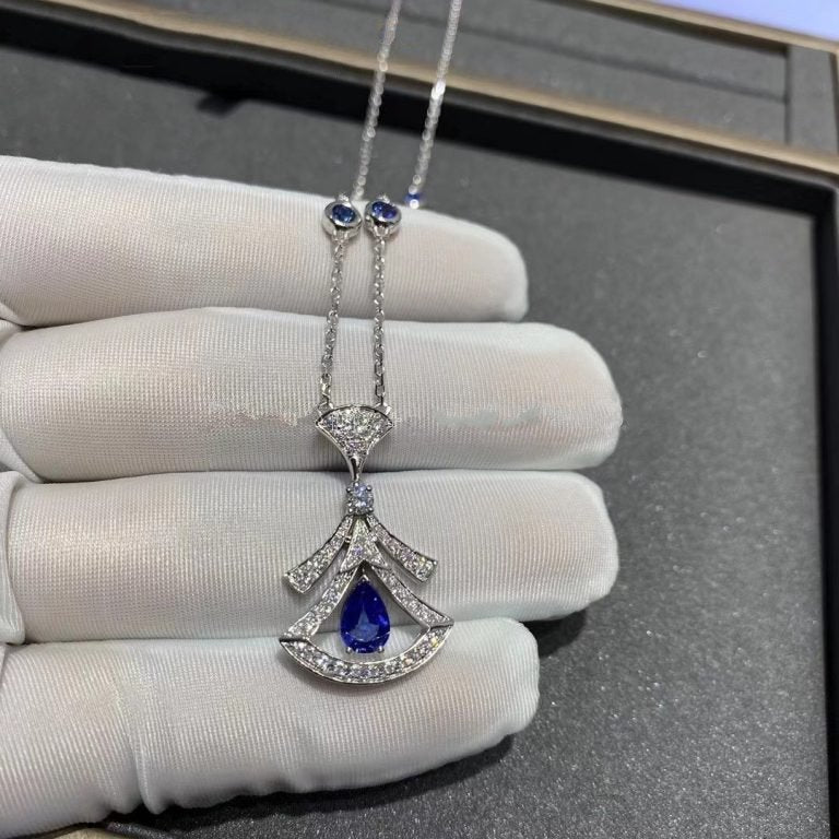 [Clover Jewelry]TRAUMKETTE ACHAT DIAMANT SILBER