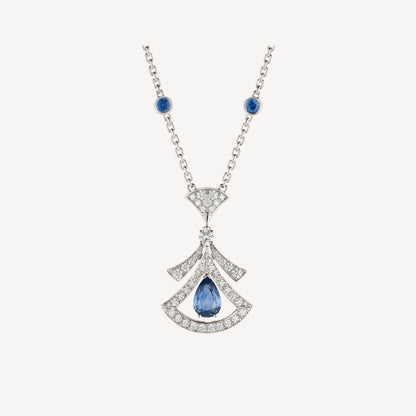 [Clover Jewelery]DREAM NECKLACE AGATE DIAMOND SILVER