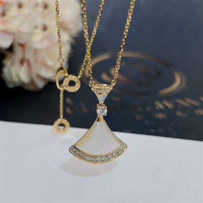[Clover Jewelery]DREAM NECKLACE MOP GOLD DIAMOND