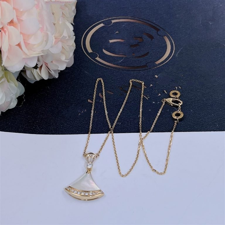 [Clover Jewelry]DREAM NECKLACE MOP GOLD DIAMOND