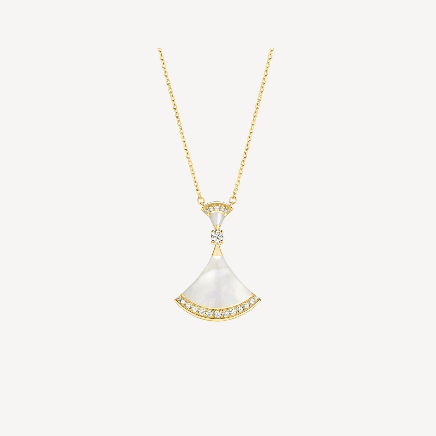 [Clover Jewelery]DREAM NECKLACE MOP GOLD DIAMOND