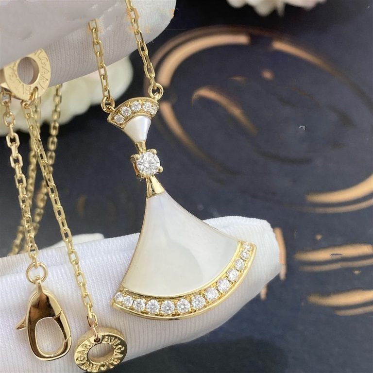 [Clover Jewelry]DREAM NECKLACE MOP GOLD DIAMOND