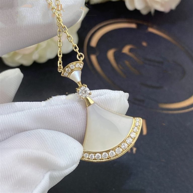 [Clover Jewelery]DREAM NECKLACE MOP GOLD DIAMOND