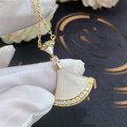[Clover Jewelry]DREAM NECKLACE MOP GOLD DIAMOND