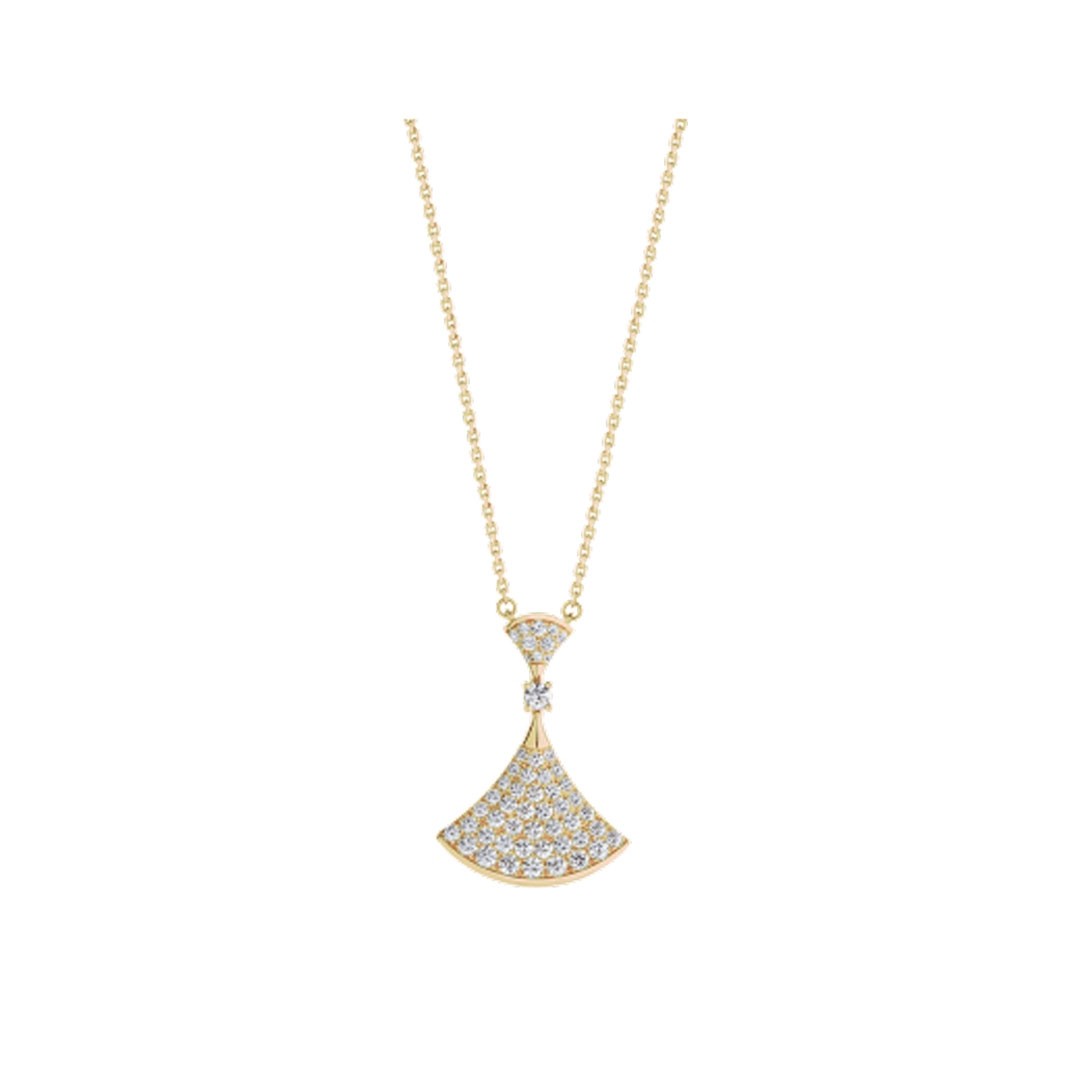 [Clover Jewelery]DREAM NECKLACE GOLD FULL DIAMOND