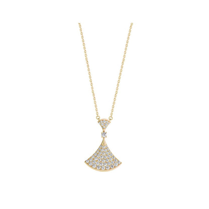 [Clover Jewelery]DREAM NECKLACE GOLD FULL DIAMOND