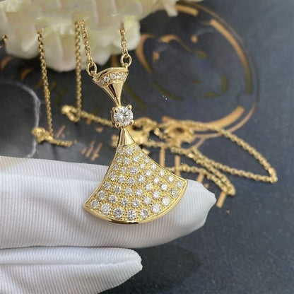 [Clover Jewelery]DREAM NECKLACE GOLD FULL DIAMOND