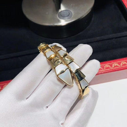 [Clover Jewelery]SERPENTI BRACELET MOP GOLD