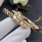 [Clover Jewelry]SERPENTI BRACELET DIAMONDS PINK GOLD