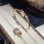 [Clover Jewelry]SERPENTI BRACELET DIAMONDS PINK GOLD