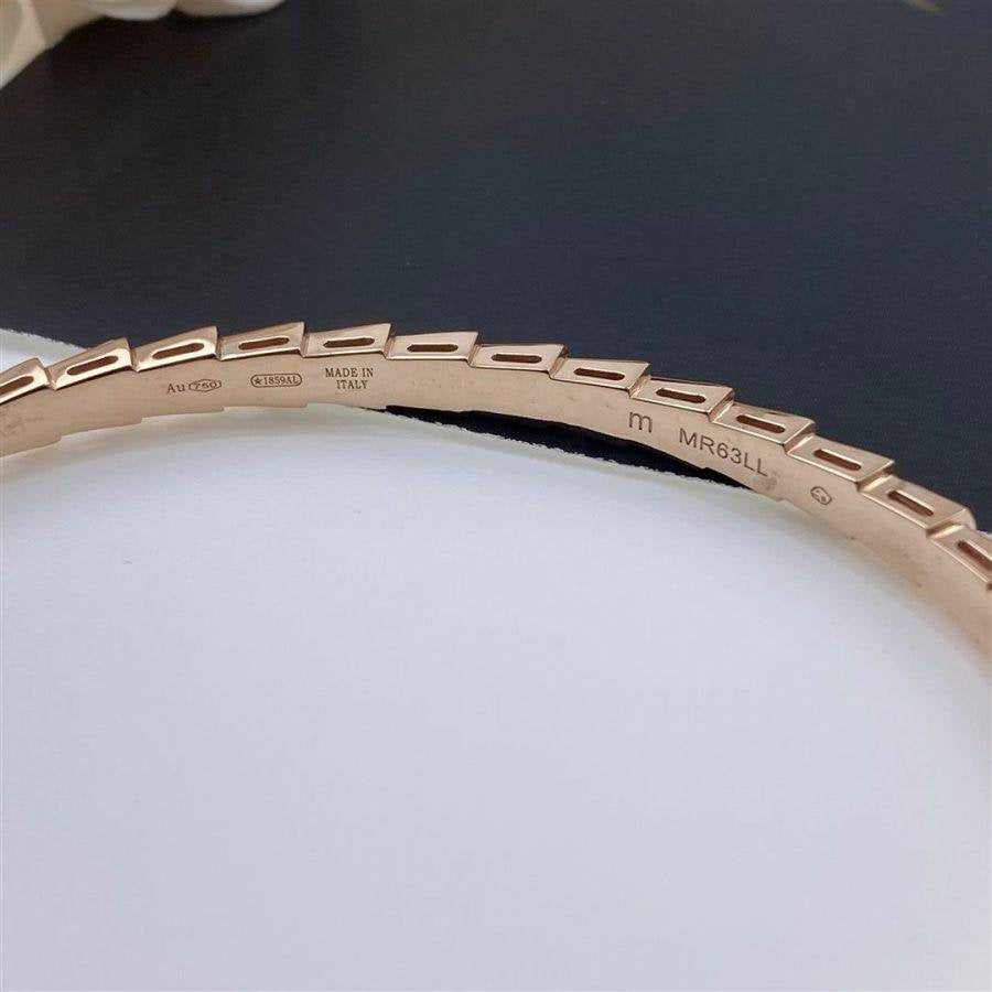 [Clover Jewelry]SERPENTI BRACELET PINK GOLD MOP DIAMOND