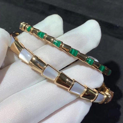 [Clover Jewelery]SERPENTI BRACELET PINK GOLD MOP
