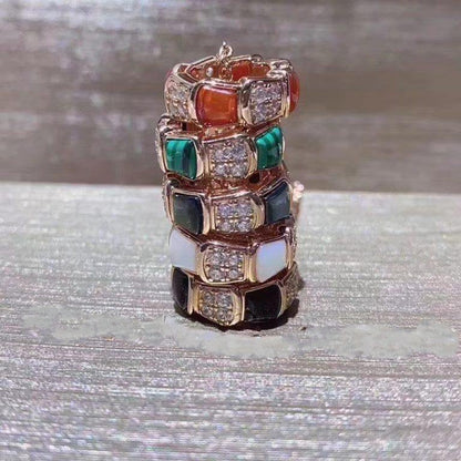 [Clover Jewellery] SERPENTI ANHÄNGER DIAMANT HALSKETTE