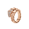 [Clover Jewelry]SERPENTI RING PINK GOLD DIAMOND