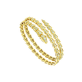 [Clover Jewelry]SERPENTI BRACELET GOLD DIAMOND DOUBLE ROW