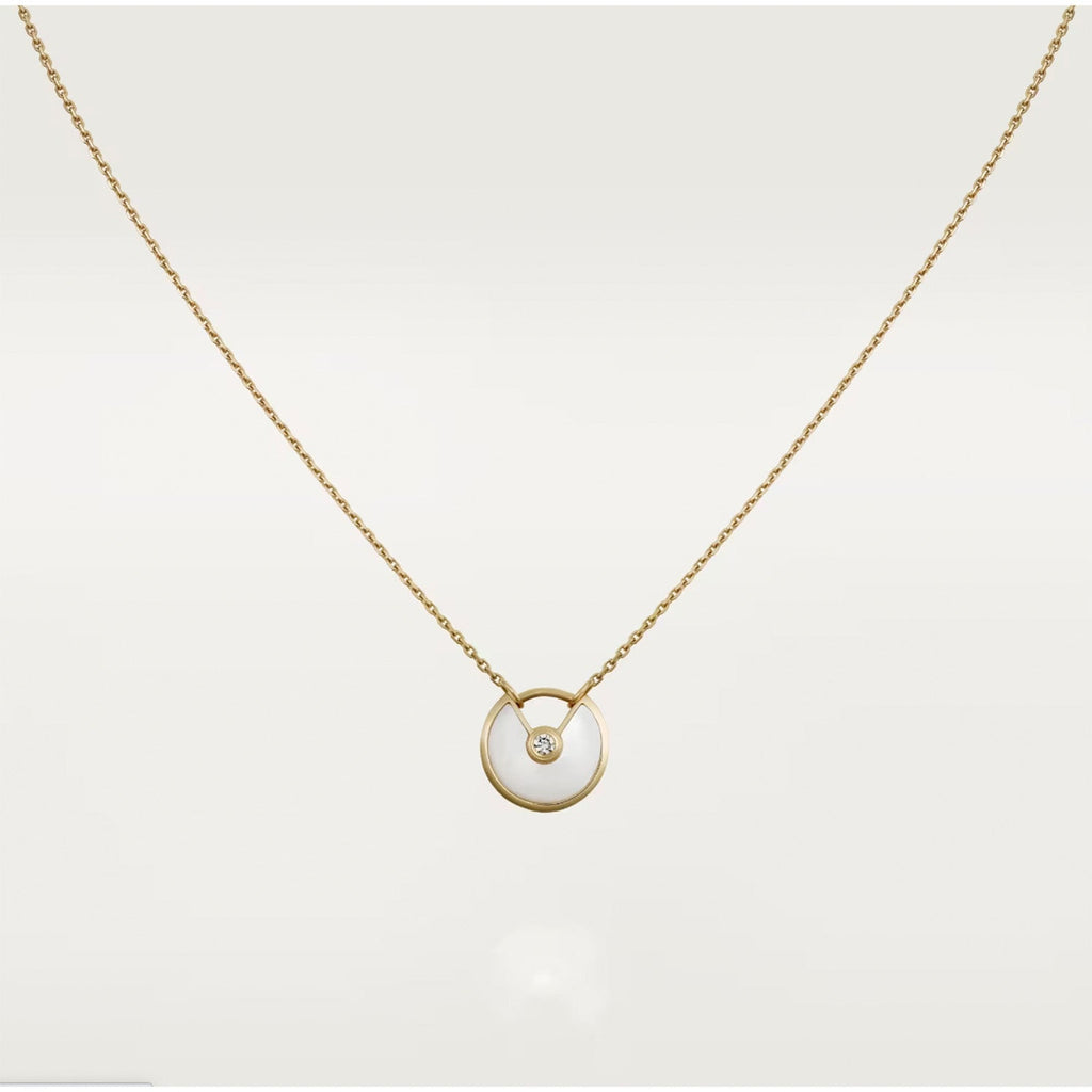 [Clover Jewelry]AMULETTE ROSE GOLD MOP NECKLACE