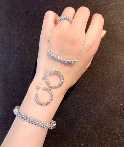 [Clover Jewelery]CLASH SILVER BRACELET