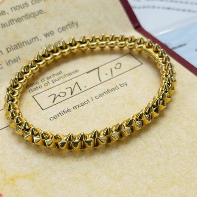 [Clover Jewelery]CLASH GOLD BRACELET