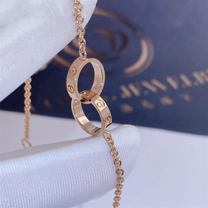 [Clover Jewelery]LOVE BRACELET DOUBLE RING