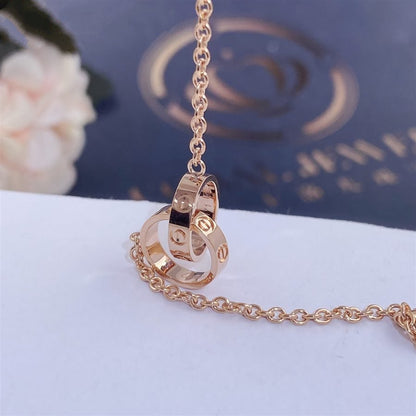 [Clover Jewelery]LOVE BRACELET DOUBLE RING