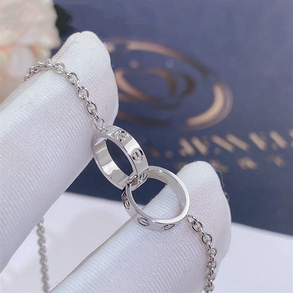 [Clover Jewelery]LOVE BRACELET DOUBLE RING