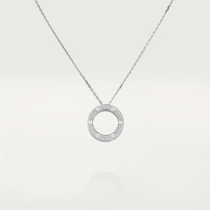 [Clover Jewelery]LOVE NECKLACE ADJUSTABLE SILVER