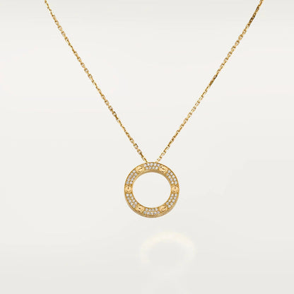 [Clover Jewelery]LOVE NECKLACE ADJUSTABLE ROSE GOLD
