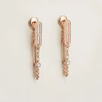 [Clover Jewelry]CHAINE CHAOS DIAMOND DROP OHRRINGE