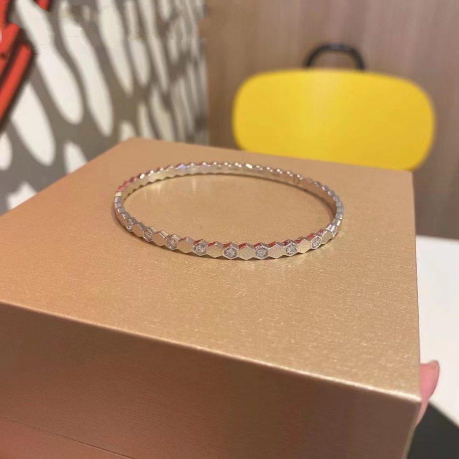 [Clover Jewelry]BEE LOVE SILVER DIAMOND BRACELET