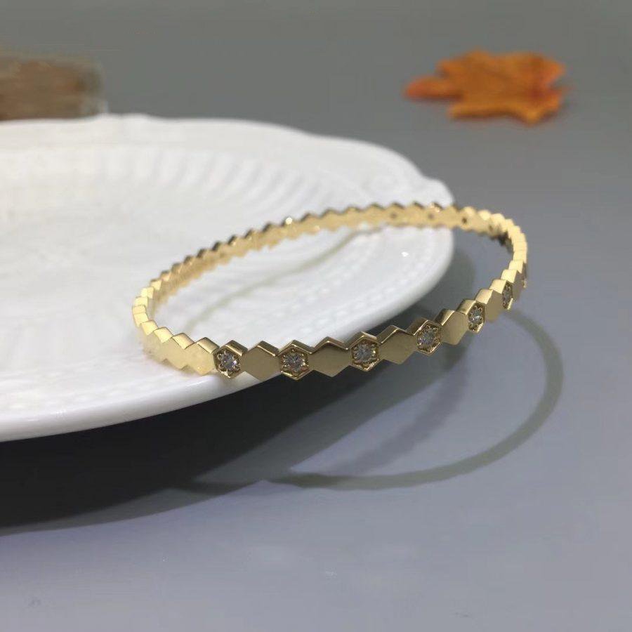 [Clover Jewelry]BEE LOVE GOLD DIAMOND BRACELET