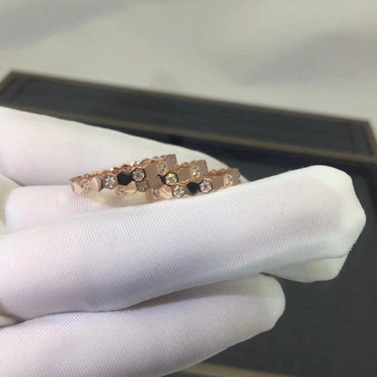 [Clover Jewelery]BEE LOVE RING PINK GOLD DIAMOND