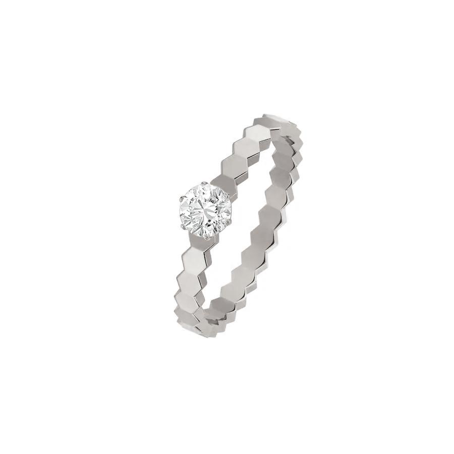 [Clover Jewelery]BEE LOVE RING SILVER 1 DIAMOND
