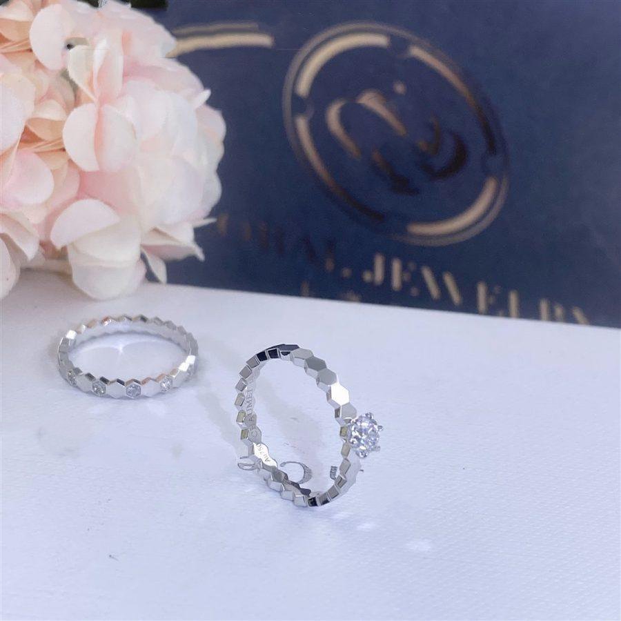 [Clover Jewelery]BEE LOVE RING SILVER 1 DIAMOND