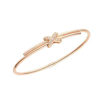 [Clover Jewellery]JEUX DE BRACELET ROSA GOLD DIAMANTEN