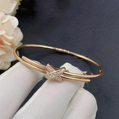 [Clover Jewellery]JEUX DE BRACELET ROSA GOLD DIAMANTEN