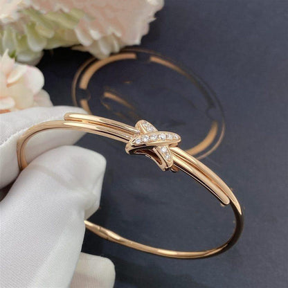 [Clover Jewellery]JEUX DE BRACELET ROSA GOLD DIAMANTEN